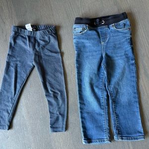 Denim pants / leggings - 3T
